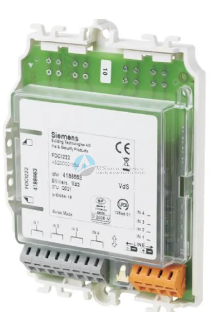 Siemens FDCI222 Giriş Modülü (4 Giriş)